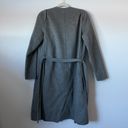 Vince  Grey Wool Belted Wrap Coat Size: XS Photo 11