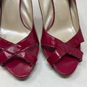 Christian Dior Dior Pink Patent Extreme Slingback Sandals sz 38 Photo 6