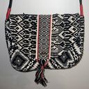 Billabong  Black & White Boho Tribal Pattern Crossbody Bag Photo 1