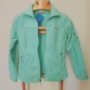 Columbia  Fleece Jacket Small Cool Intervention Full Zip Light Teal Photo 0