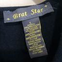 Brat Star  Black Multicolored Dress Sz Large Photo 7