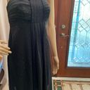 White House | Black Market WHBM Sleeveless Black Gown Photo 1