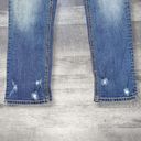 BKE Buckle Payton Distressed Crop Blue Jeans Womens 28 (M 31X26) Low Rise Photo 2