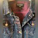 Polo Cropped Dark Wash Distressed Denim Jacket by  Jeans/Ralph Lauren Photo 2