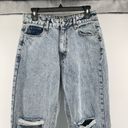 Pretty Little Thing : Denim Acid Wash Baggy Ripped High Rise Boyfriend Jeans Size 4 Photo 2