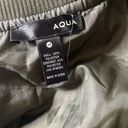 AQUA  Olive Green Bomber Jacket Size M Photo 3