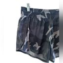 Athleta Racer Run Short Camo print athletic running shortie shorts size medium Photo 2