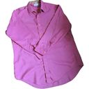 Oscar de la Renta Vintage  Shirt L Pink Button Down Long Sleeve Women Barbiecoree Photo 15