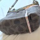 Coach Vintage 90s Y2K  Ashley Dotted Op Art Hippie Crossbody Bag - Grey/Pink Photo 6