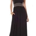 Soma Black Tback smocked Jersey Maxi Dress with pockets Size XS Photo 0