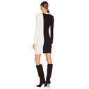 BCBGeneration  Colorblock Sweater Dress in Black & White Large New Womens Photo 3