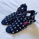 Betsey Johnson  Black Studded Gladiator Sandals Women's Size 5.5 Photo 0