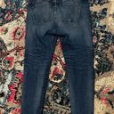 Madewell  9 INCH HIGH RISE SKINNY BLUE DENIM JEANS RIP REPAIR EDITION 34 Photo 4