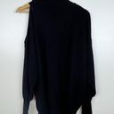 NWT Marella Indira Cold Shoulder‎ Black Turtleneck Sweater Size XL Photo 6