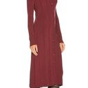 L'Agence NWT  Adley Long Sleeve Sweater Dress in Burgundy  size L Photo 3