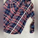 Ambiance Apparel Oversized Plaid Top Photo 3