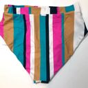 Raisin's  STRIPED High-Waist Bikini Swim Bottom Photo 4