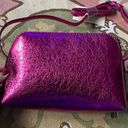 Universal Threads NWT Addison Crossbody Bag Metallic Hot Pink Fuchsia messenger shoulder purse coquette colorful bright neon flashy festival club night out vintage y2k Photo 3