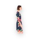 Trina Turk new  ❀ Picturesque Bright Floral Print Sheath Mini Dress ❀ Navy ❀ 2 Photo 5