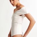 Abercrombie & Fitch Sleek Seamless Ruched Wrap Bodysuit Photo 3