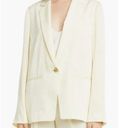 Vince  Oversized Boyfriend Crepe De Chine Blazer Photo 0