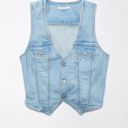 American Eagle Medium Denim Vest Photo 3