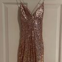 Hello Molly Pink Champaange Glittery Dress Photo 0