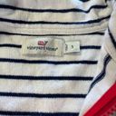 Vineyard Vines  Martha's Shep Shirt USA Flag Stripe Pull Over 1/4 Zip Ladies SM Photo 8