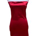 Zaful  Slip Dress Slip Cowl Neck Red Women's Size Medium Photo 0