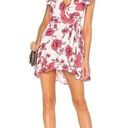 Free People French Quarter Ruffle Floral Print Mini Wrap Side Tie Dress M Photo 0