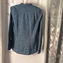 J.Crew button down pleated collar denim shirt, women size xs, 100% cotton Photo 5