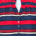Tommy Hilfiger  Red White & Blue Striped Patriotic Sleeveless Blouse Size Medium Photo 9