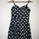 Marilyn Monroe  Black/White Polka Dot A Line Dress Photo 1