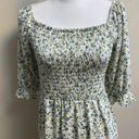 WAYF white floral knee length house on the prairie dress, medium Photo 1