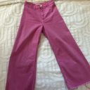 ZARA high waist marine straight pocket jeans pink Photo 0