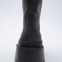 ZARA boots rubber rainboots heavy chunky knee high Photo 5