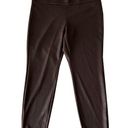 Lane Bryant  Brown Pull On Leather Look‎ High Rise Legging Pant Photo 0