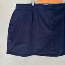 Modcloth  Grammar Glam Navy Side Button Retro Mini Skirt Photo 7