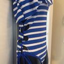 Beachsissi NWT  blue and white striped one piece swimsuit - small Photo 1