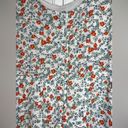 Trixxi Floral Tank Dress Flowy Lined Medium M for Spring Summer White Blue Red Photo 3