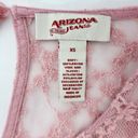 Arizona Jeans Pink Long Sleeve Lace Flowy Blouse Photo 6