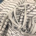 Calia by Carrie Underwood Striped long Sleeve Ruched Shirt Blue Small Photo 5