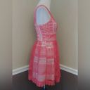 Soiéblu NEW  Coral Crochet Lace V-Neck Pleated A-Line Retro Modcloth Dress Small Photo 2