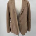 Talbots  Wool Jacket Single Breasted Button Down Patch Pockets Brown Womens 16 Photo 4