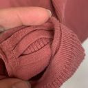 Lululemon  women's size 10 12 sweater long sleeve flaw pink mauve Photo 6