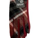 Women’s C&D Red & Black Plaid Driving Gloves Photo 0