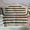 J.Crew  Sweater Lady Jacket Striped Brushed Yarn Photo 5