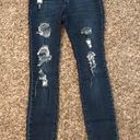 Bullhead Black distressed blue denim legging skinny jeans Photo 0