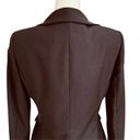 Anne Klein  Suit Brown Button Front Career Work Tailored Blazer Jacket Size 4 Photo 4