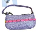 NWT By Far Rachel Mini Lilac Circular Crocodile Croc Embossed Leather Small Bag Photo 10